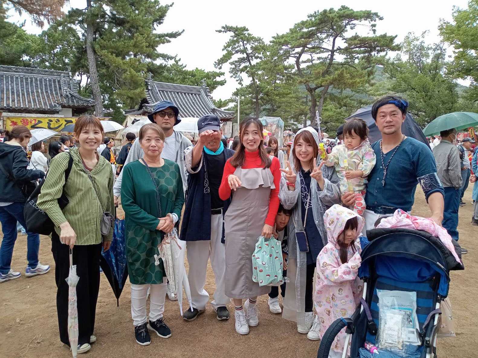 お祭り大好き家族4人の母ちゃん