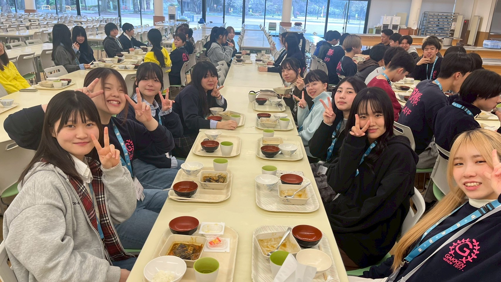 食堂での一コマ